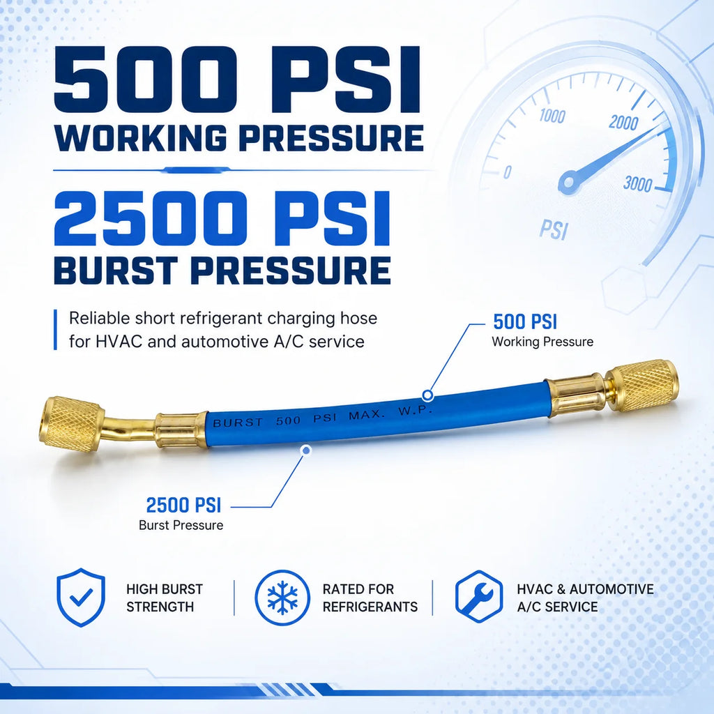 Car condensation hose coolant refill tool 21.5cm 1/4in SAE coupler Replacement tool Motorcycle low pressure