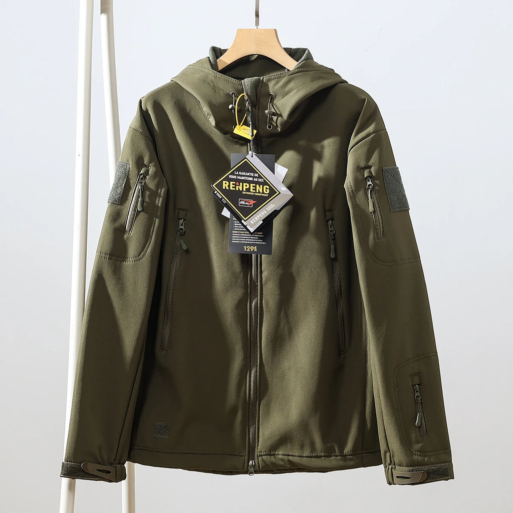 ARC New Storm Jacket Outdoor Sports Camping Mountaineering Fashion Men Plus Cashmere Windproof Waterproof Function Storm Jacket