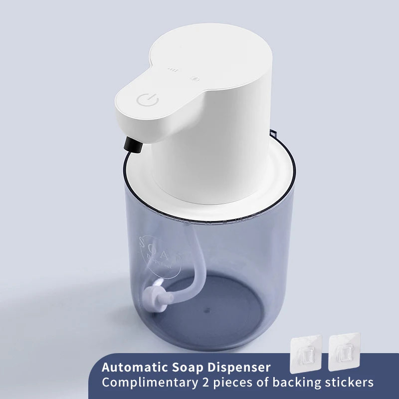 New Wall Mounted Automatic Soap Dispenser Foam Smart Hand Washing Machine 400ml Liquid Rechargeable Bathroom Induction Sensor