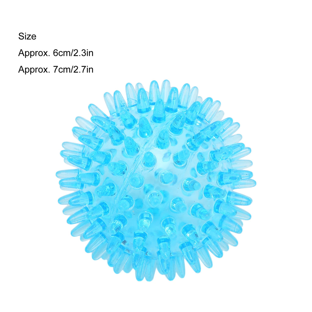 Bola de Massagem com Espigões, Oca, Macia, Transparente, para Exercício de Recuperação de Força e Alívio de Stress para Mão e Pulso