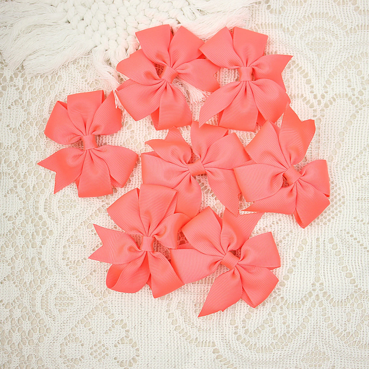 10pcs Ribbon Bow Hair Clip for Girls Hair Accessories Winnower Children Alligator Clip Kids Hairbow Hairpin Grosgrain Barrettes