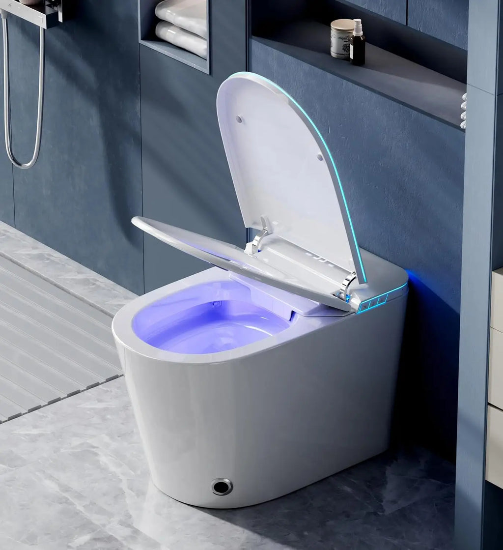 Smart Toilet with Bidet Built in, UV Self-Clean Nozzle, Auto Open Close, Customized
