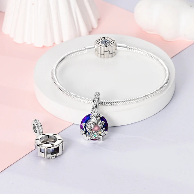 New Original Charm Beads 925 Sterling Silver Butterfly Hot Air Balloon Dangle For Bracelet Women Girl Fine DIY Jewelry Gift