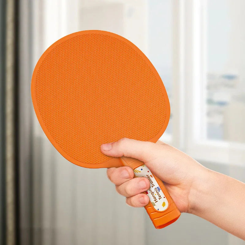 Hanging Table Tennis Trainer Sports Toy With Racket Mini Badminton Tennis Ball Parent-child Interactive Game Indoor Outdoor Kids