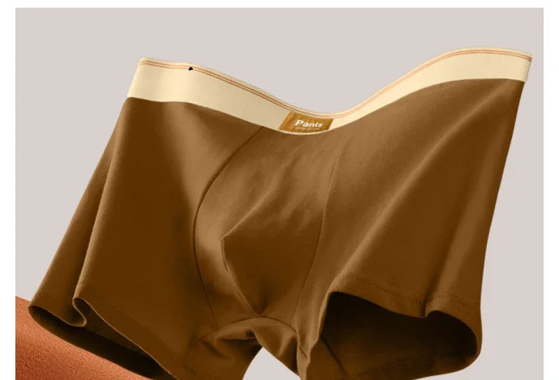 4 pcs Men Underwear Cotton BoxerShorts Hombre Panties Man Breathable Underpants Sexy Sports Comfort Male Boxers Large Size L-7XL