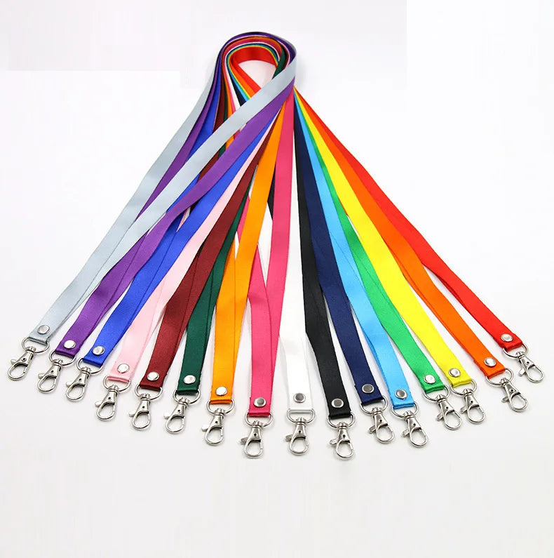 10 Pcs ID Card Rope Mobile Phone Lanyard Keys Gym Holder Fashion Personality Neck Strap USB Badge Lanyard Camera Rope
