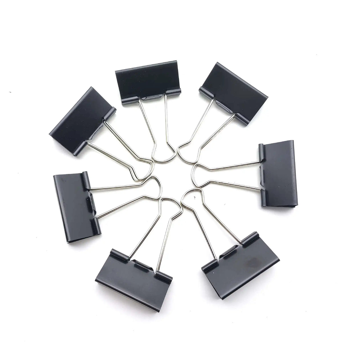 12Pcs/1BOX Binder Clip Clamps Long Tail Combination Folder Bookmark Paper Ticket Clips Effortless School Office Supplies