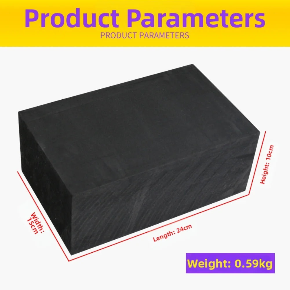 1Pcs Scissor Lift Pads 24x15x10cm Rubber Foam Pad For Most Car Elevators Lift Block For Vehicle Maintenance And Safe Lifting