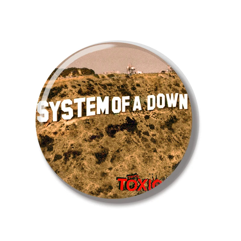 44MM Soad system down Band Pin Soft Button Pin Jewelry Creative Badge Cartoon Brooch Lapel Pin Bag Backpack Hat Decoration