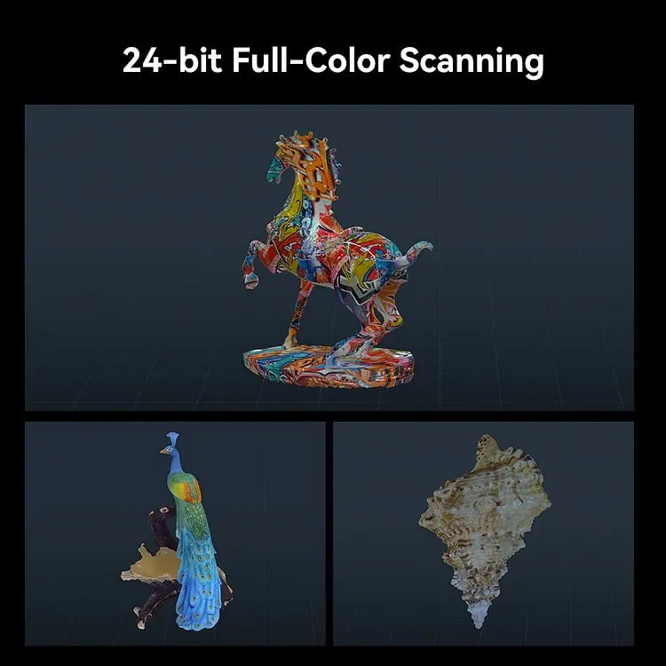 Creality CR-Scan Raptor Portable Handheld 3D Scanner Blue Light NIR 60fps Anti-shaking Full-Color Scanning 0.02mm High-Accuracy