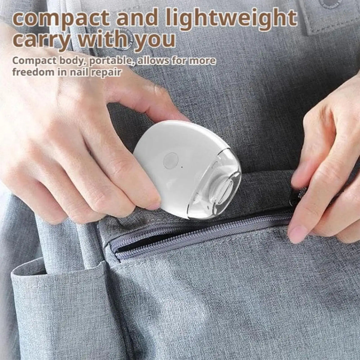 Electric Nail Clipper 3 Speeds Manicure Tools with File Attachment Nail Trimmer with Light for Home Salons Travel Daily