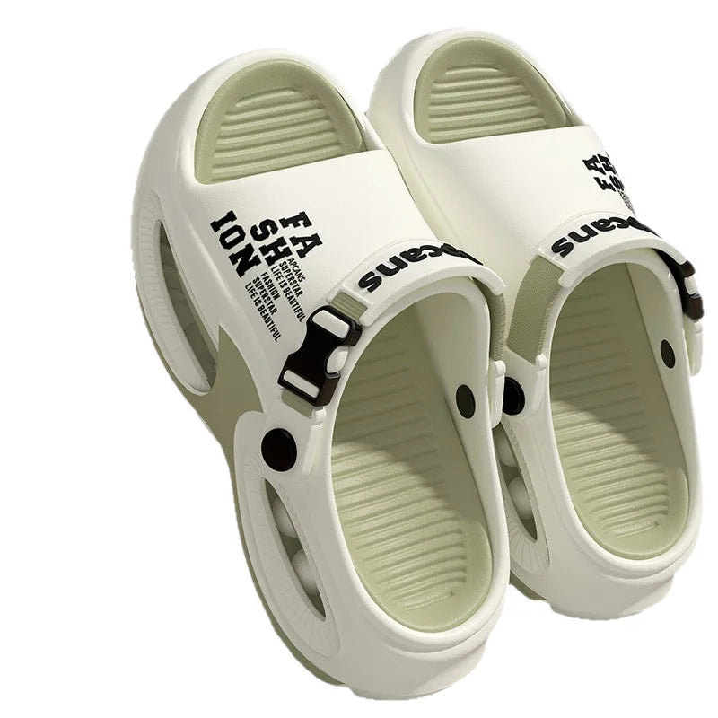 Men Fashion Sport Slippers Indoor Outdoor Sandals Beach Flip Flop Thick Sole Male Slides Summer Non-Slip Men Shower Slippers