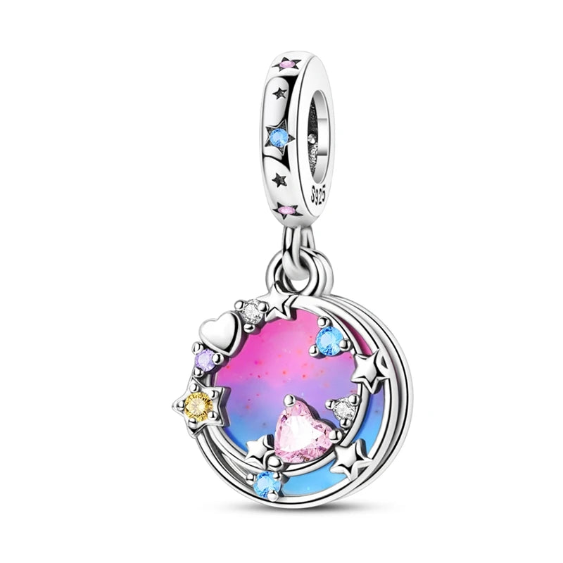 New Original Charm Beads 925 Sterling Silver Butterfly Hot Air Balloon Dangle For Bracelet Women Girl Fine DIY Jewelry Gift