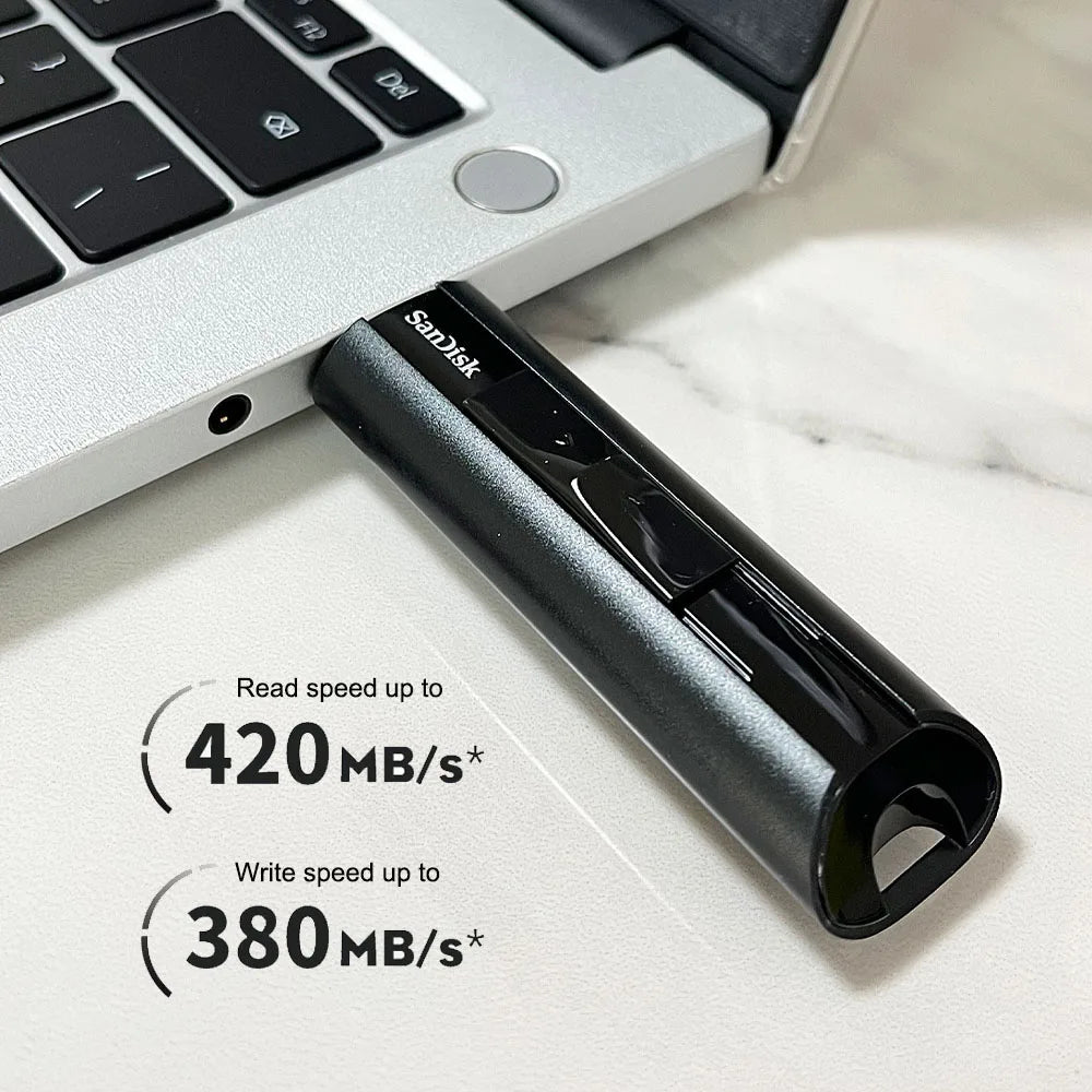 SanDisk Extreme PRO USB 3.2 Solid State Flash Drive 128GB 256GB 512GB 1TB USB 3.2 Gen 1 SDCZ880 Blazing-fast Performance U Disk
