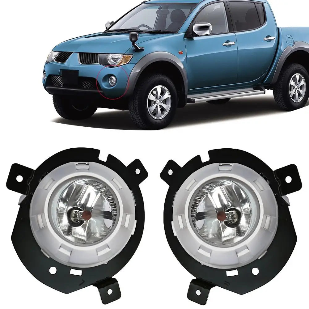 M&C For MITSUBISHI TRITON L200 2006~2008 2PCS Car Fog Lights Assembly Super Bright Reliable Performance Daytime Running Lamp