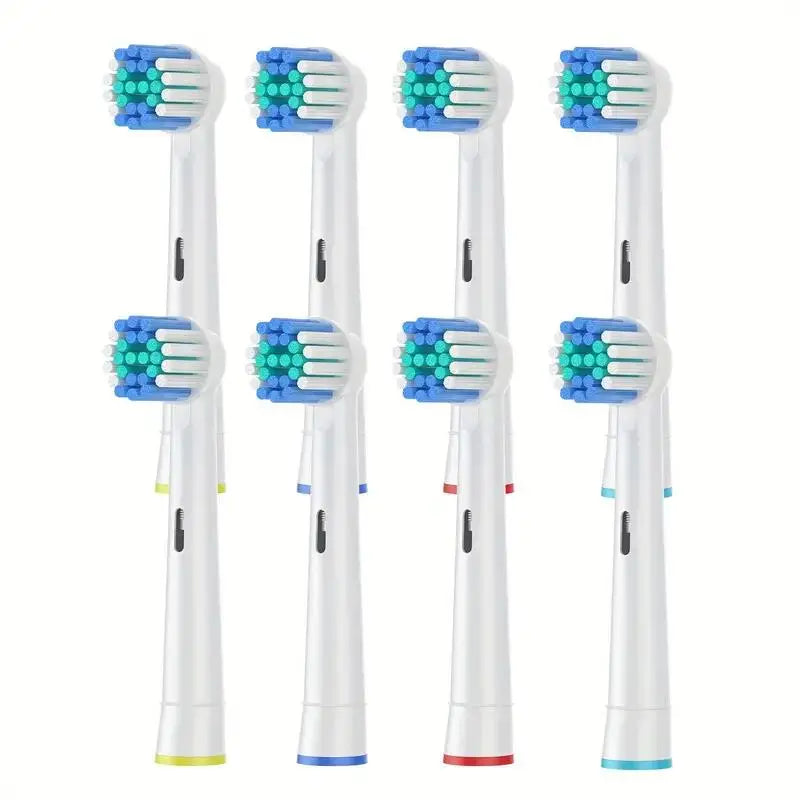 4 toothbrush heads, compatible with Braun Oral-B electric toothbrush, replacement brush heads for Vitality Pro 1000 2000