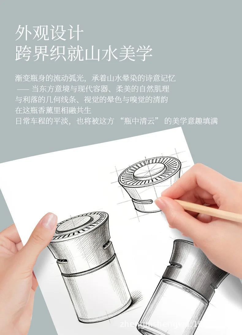 2026 luxury texture car fragrance perfume high-end high-end car solid ointment deodorant bacteriostasis lasting fragrance