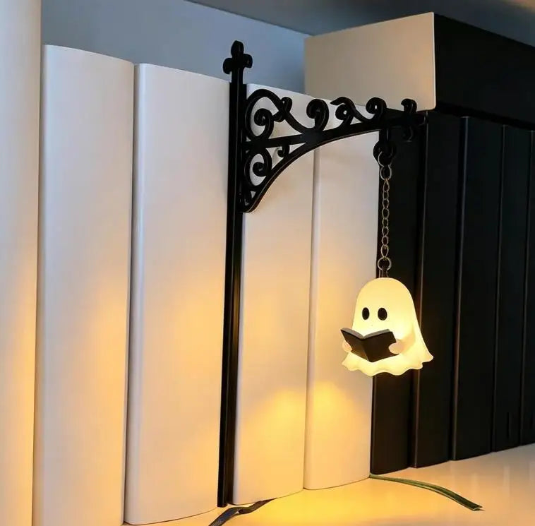 Library Lantern Decorative Bookshelf Lighting Retro Library Lantern Bookshelf Lamp Multifunctional Warm LED Nightlight Ornament