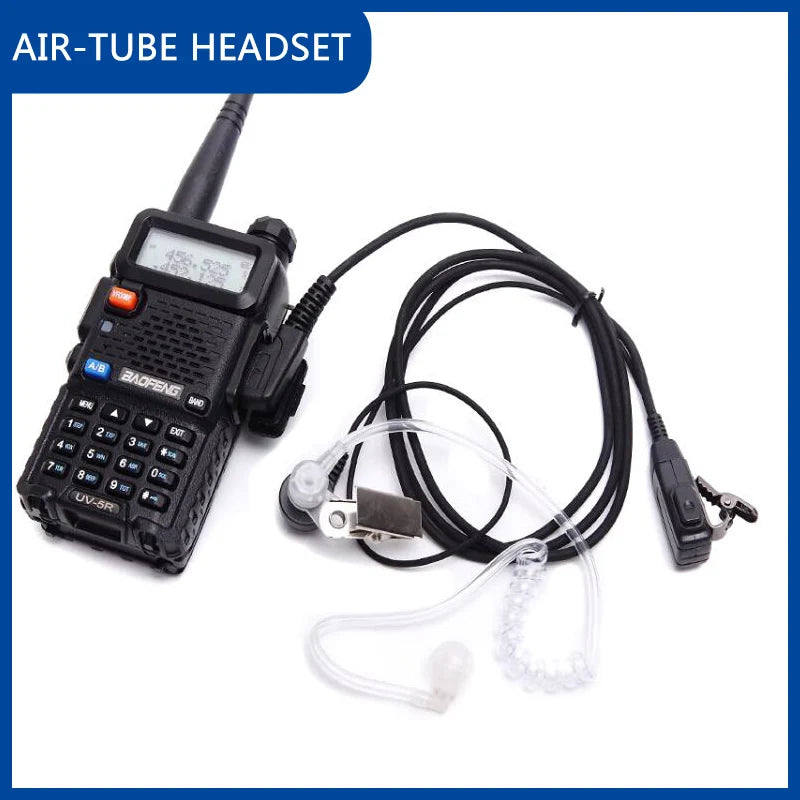 5 PCS Baofeng UV5R Walkie Talkie Kapset Quansheng UV-K5 Headset Headphone Earphone For Kenwood UV-5R UV82 UV-17 Radio Commutator