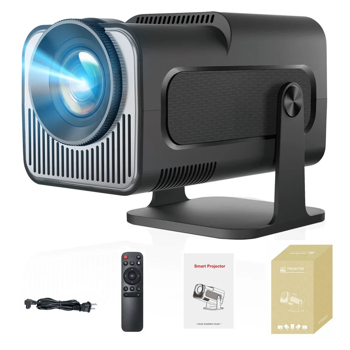 Portable  Projector, 4K Supported , WiFi 6 Bluetooth 5, Auto Keystone Correction, Android 11 Smart Home Theater Movie Projector