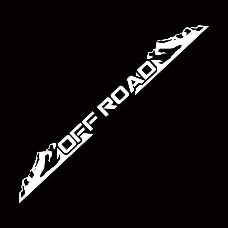 100cmX9cm For OFF ROAD - Windshield Banner Car Stickers Vinyl Decal Back Window Sticker Fits 4x4 Mud Off Road Auto