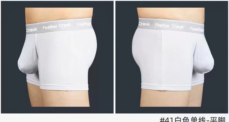 Men's boxers with big pockets sexy briefs men's underwear