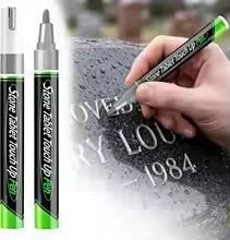 1PCS Professional Gold Tombstone Repair Pen 3mm Waterproof Metallic Inscription Marker Large Capacity Grave Stone Restoration