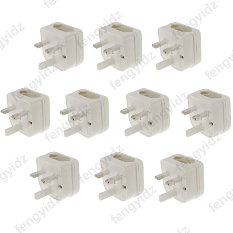 1Pc European Euro EU 2 Pin to UK 3Pin Power Socket Travel Plug Adapter Converter New