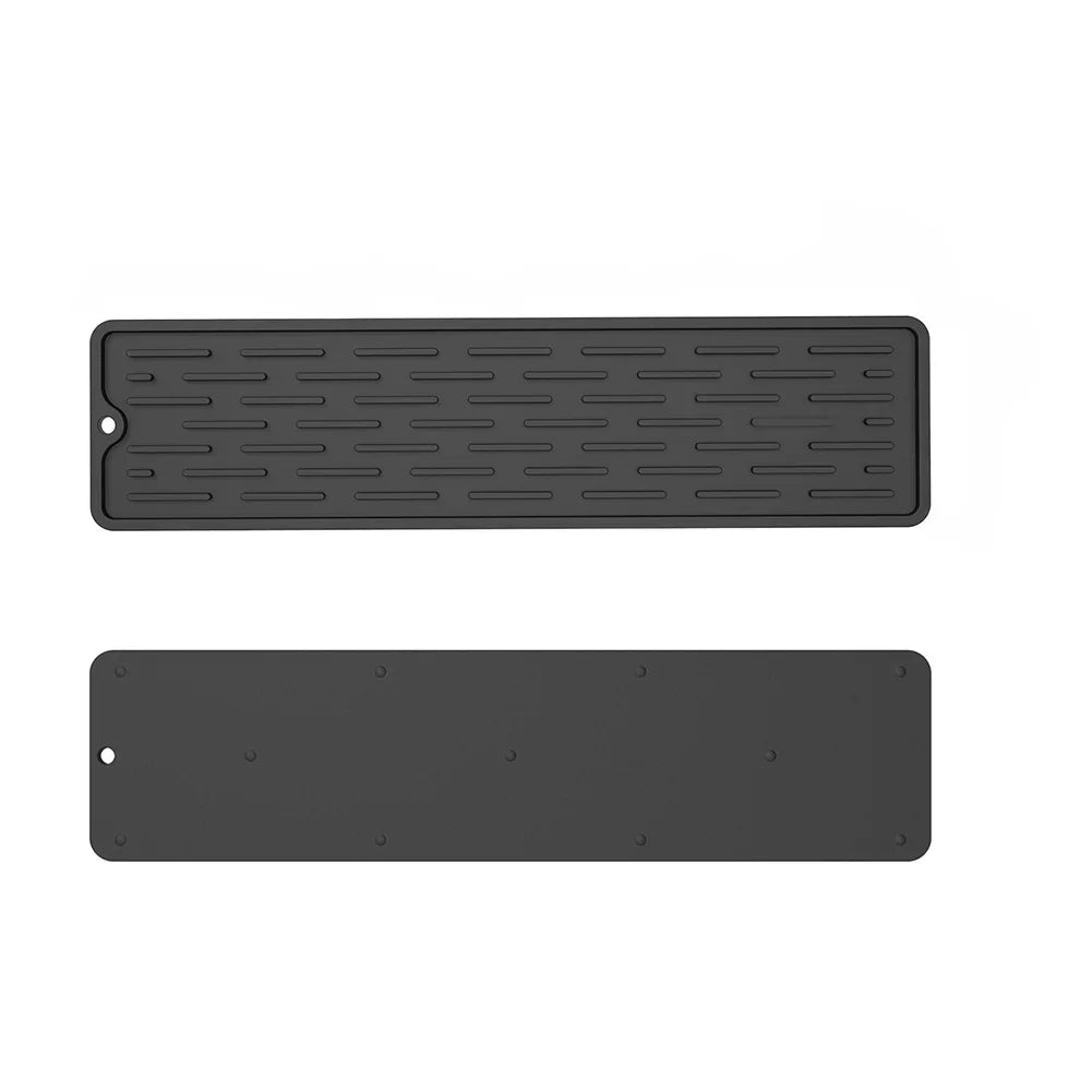 HOMEFISH  Silicone Drainer Mat Anti Slip Sink Tray Tableware Cushion Organizer Kitchenware Protection Mat Kitchen Storage Pads