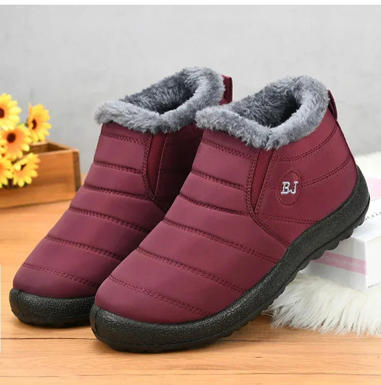 Waterproof Winter Boots for Women 2023 New Plush Snow Boots Women Ankle Boots Warm Black Couple Cotton Couples Platform Shoes