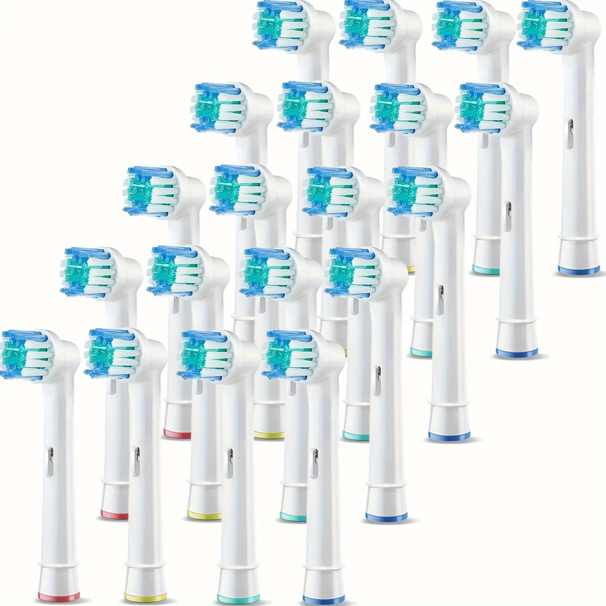 4 toothbrush heads, compatible with Braun Oral-B electric toothbrush, replacement brush heads for Vitality Pro 1000 2000