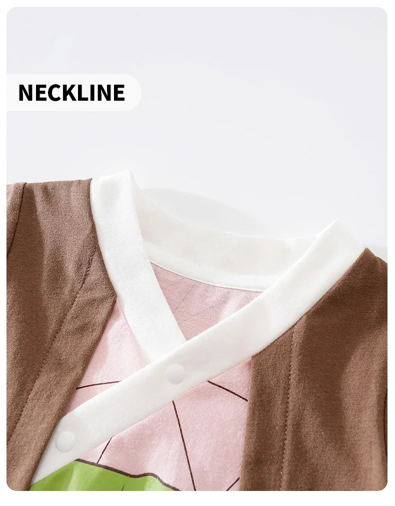 Cartoon Cosplay Costume Baby Girl Clothes Toddler Infant Newborn Onesie Romper Summer Jumpsuit 0-18 months Newborn Short Sleeve