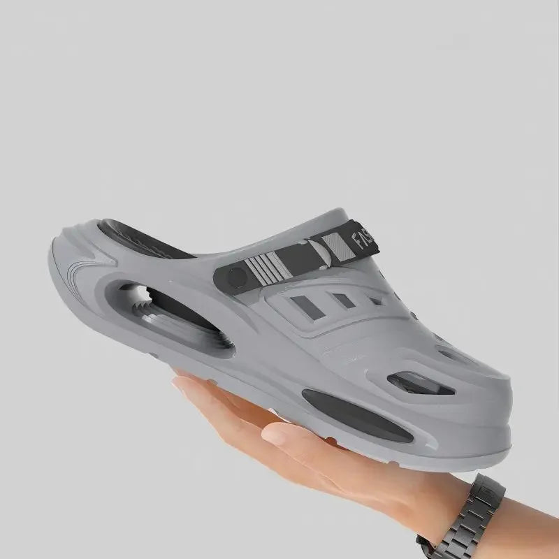 2026 Men's And Women's Cave Shoes Fashion Breathable Sandals With Removable Insoles Non-slip Cushioned Thickened Soft Slippers