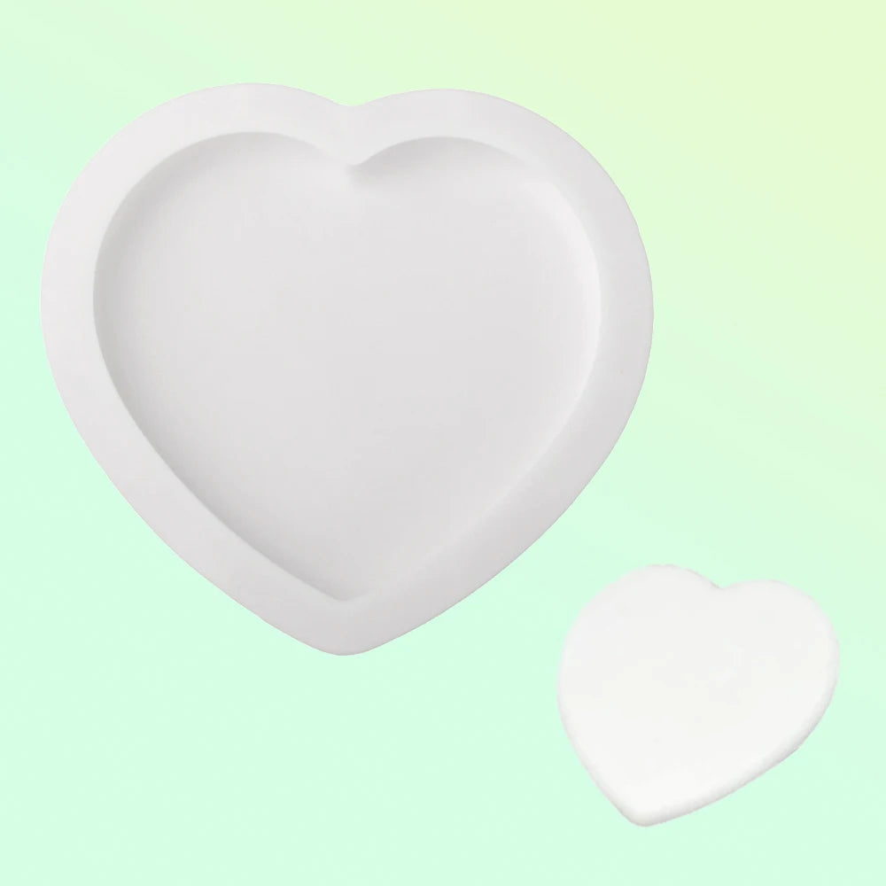 Moldes de silicone para bolachas, chocolates ou bolos em forma de coração, quadrado ou retangular, utensílios de cozinha para pastelaria e sobremesas