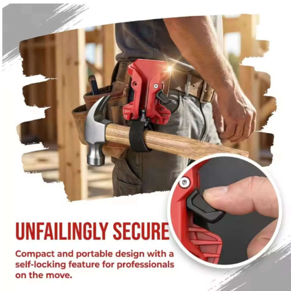 Self-locking Drill Holder Belt Clip Quick Release Heavy Duty Tool Holster for Power Drill Electric Screwdriver Tools Accessories