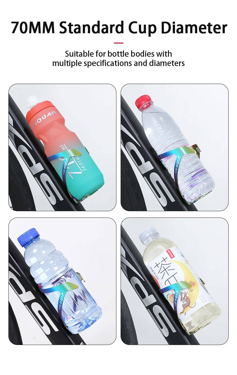 Aluminum Alloy Bicycle Bottle Cage Colorful Road Mountain Bike Bottle Holder Ultralight MTB Waterbottle Holder Bike Parts