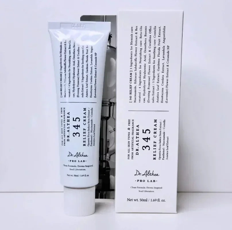 Dr.Althea 345 Relief Cream 60ML 100ML Antioxidant Shrink Pores Lightweight Lasting Serum Hydrating Smoothing Essence Mist 147