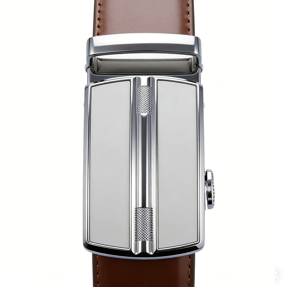 Men's Automatic Genuine Leather Luxury Belt Metal Automatic Buckle Male Waistband Designer High Quality Black Brown Waist Belts