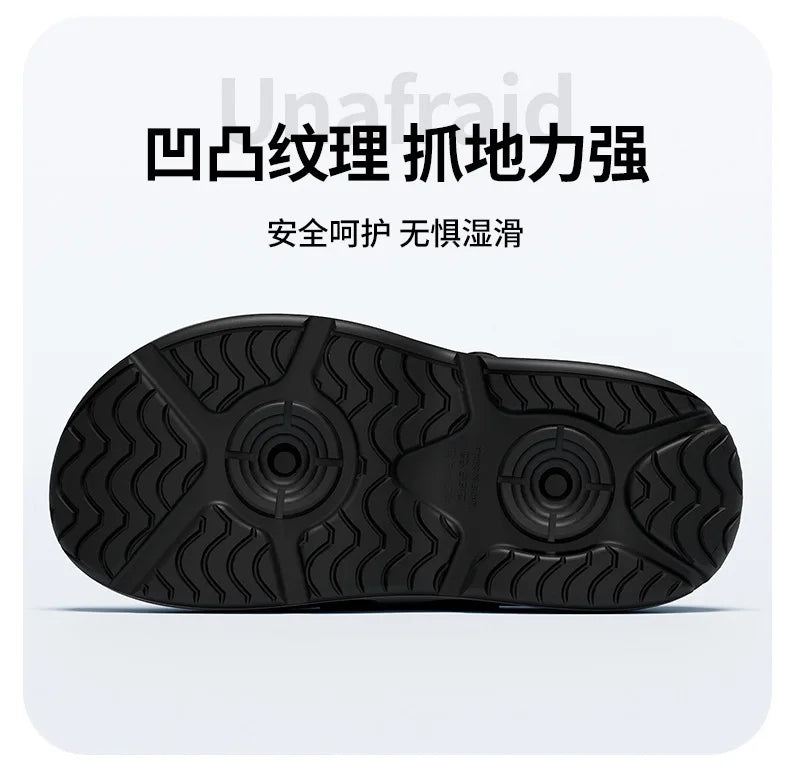 Men Fashion Sport Slippers Indoor Outdoor Sandals Beach Flip Flop Thick Sole Male Slides Summer Non-Slip Men Shower Slippers