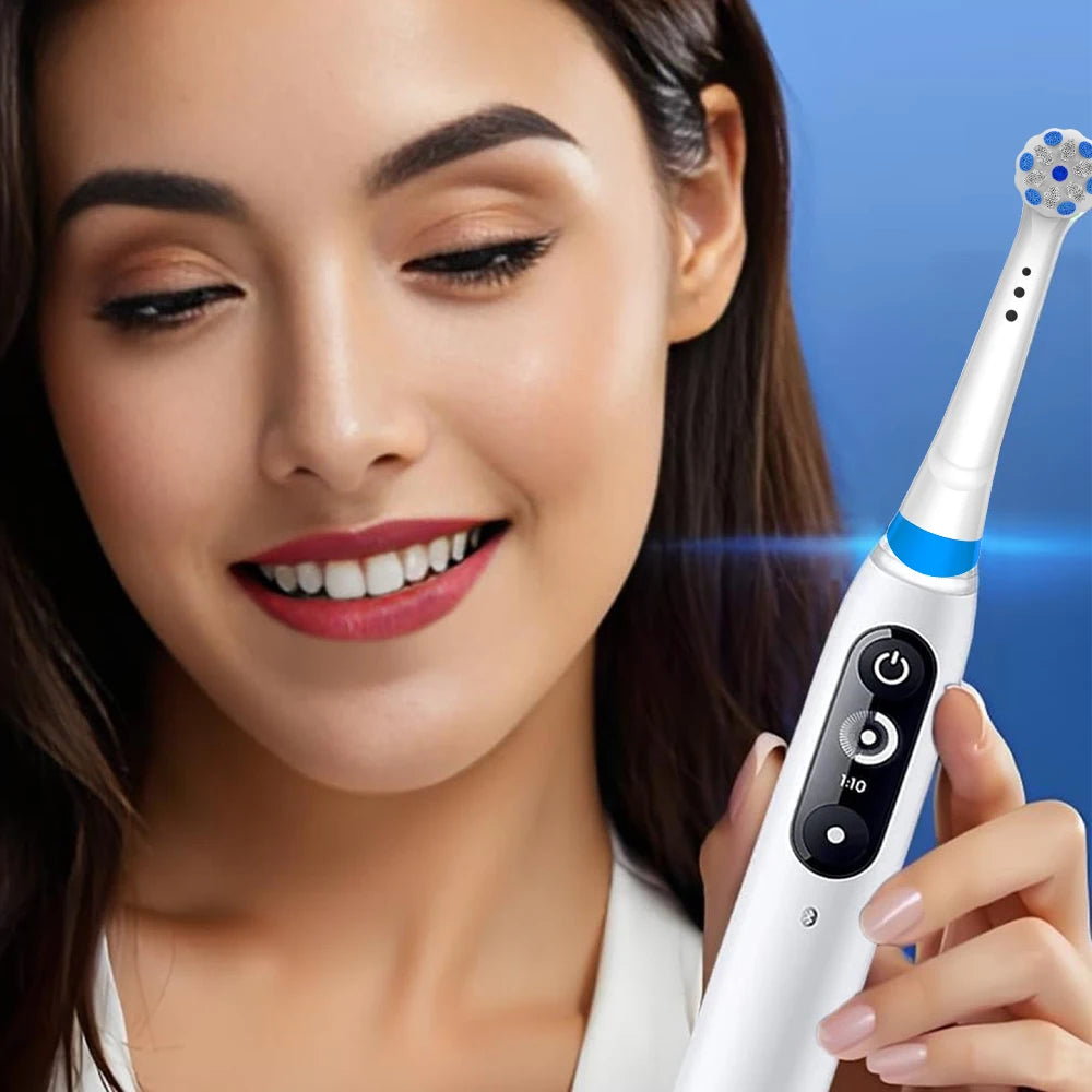 4/8/12 Pack Compatible with Oral B iO 2/3/4/5/6/7/8/9/10 Electric Toothbrush Replacement Brush Heads, Toothbrushes Head Refills