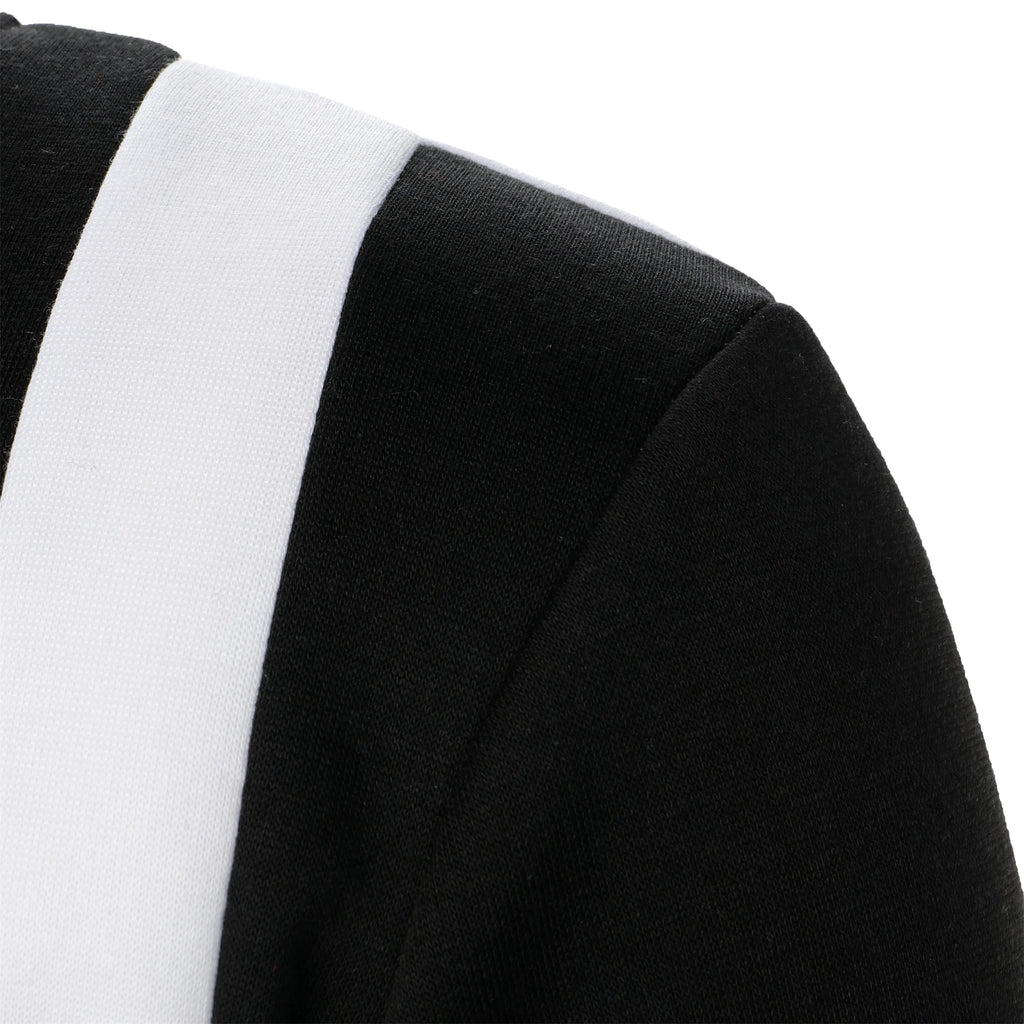 Blazer de ginásio casual de manga comprida com fecho para primavera/outono