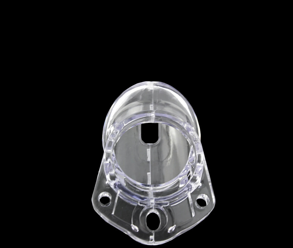 Plastic Urethra Chastity Lock with 5 Snap Ring Penis Bondage Adult Men's Chastity Cage Cock Restriction BDSM Abstainer Sextoys