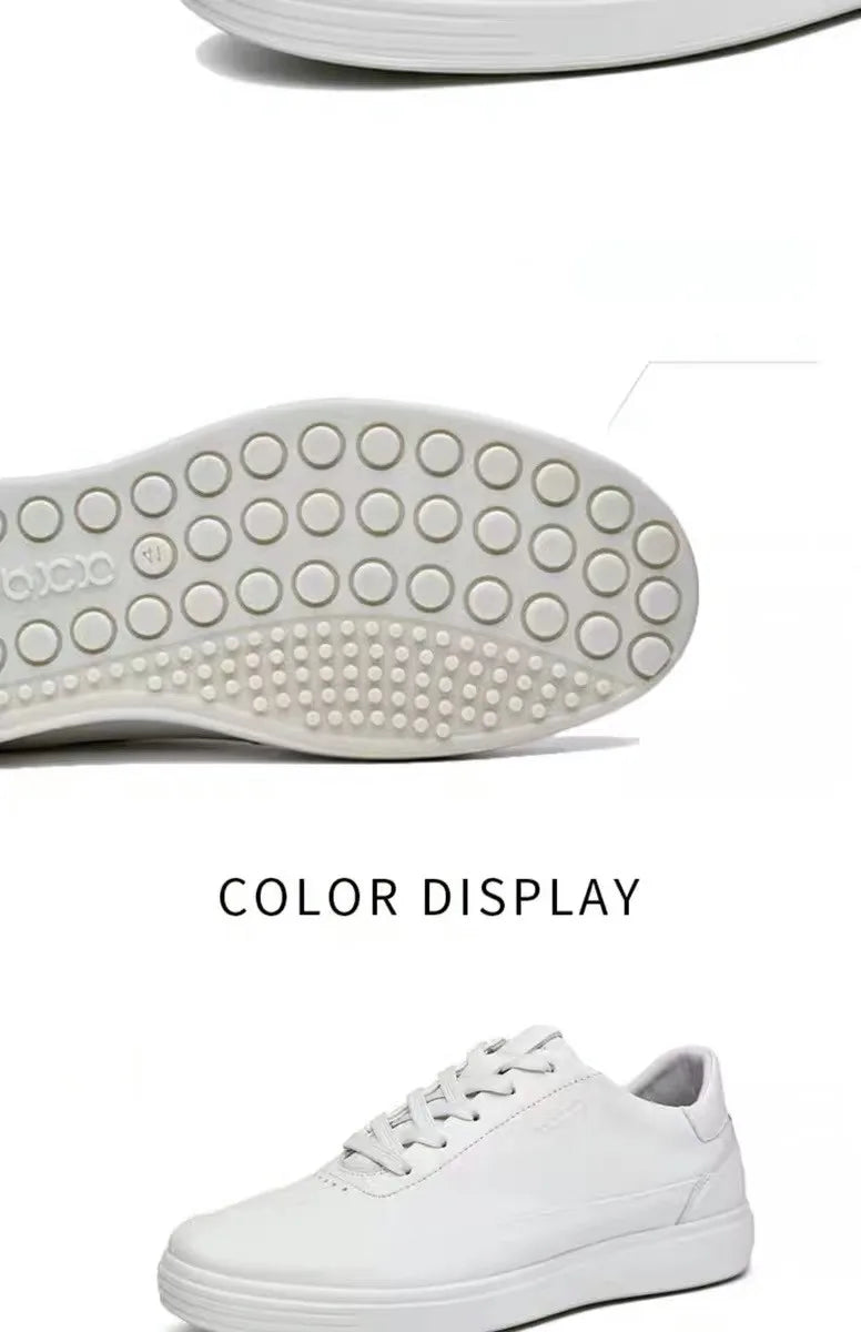 High Quality Men's Genuine Leather Shoes Summer Comfortable Sneakers Fashion Men Shoes Soft Leather Versatile Skateboard Shoes