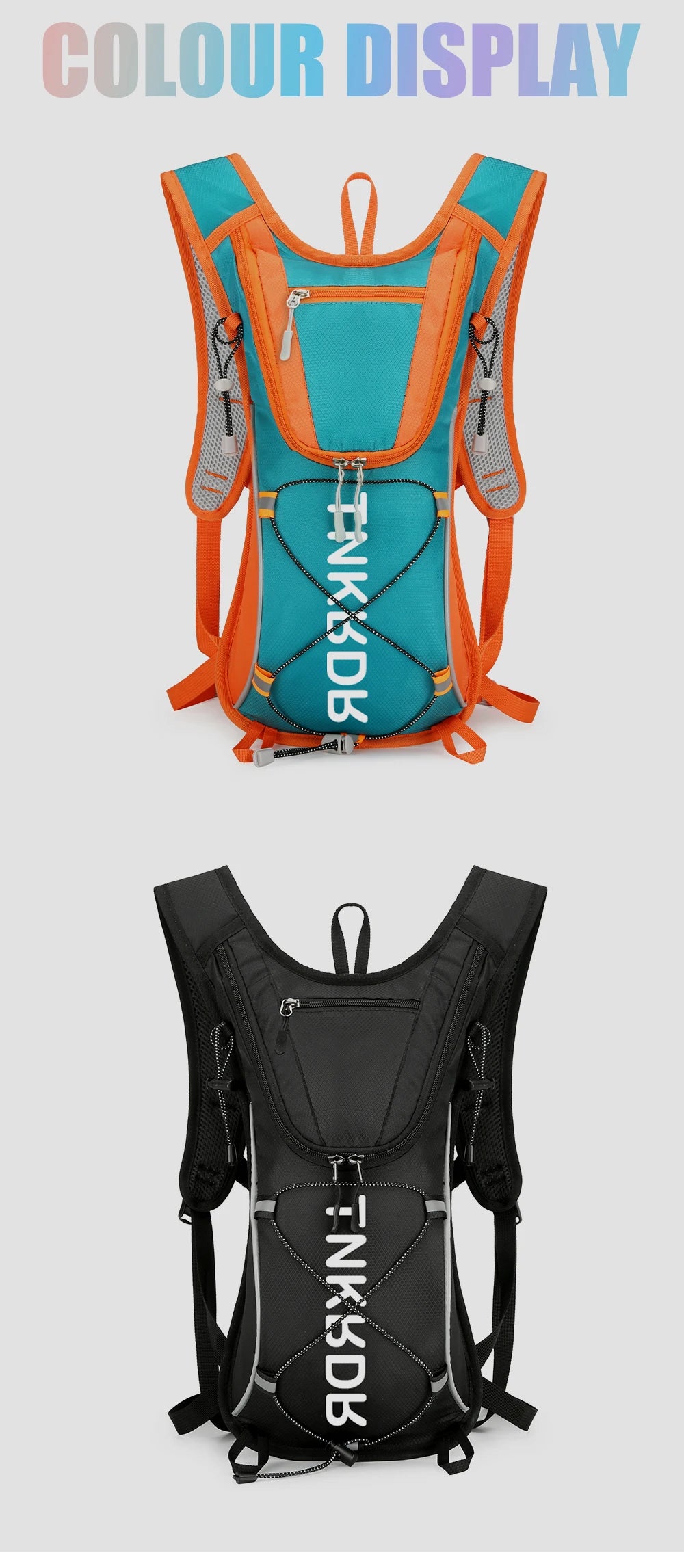 ThinkRider 12L Lightweight Hydration Backpack, Running Backpack with 1L Water Bladder, Hydro Water Daypack for Cycling Hiking