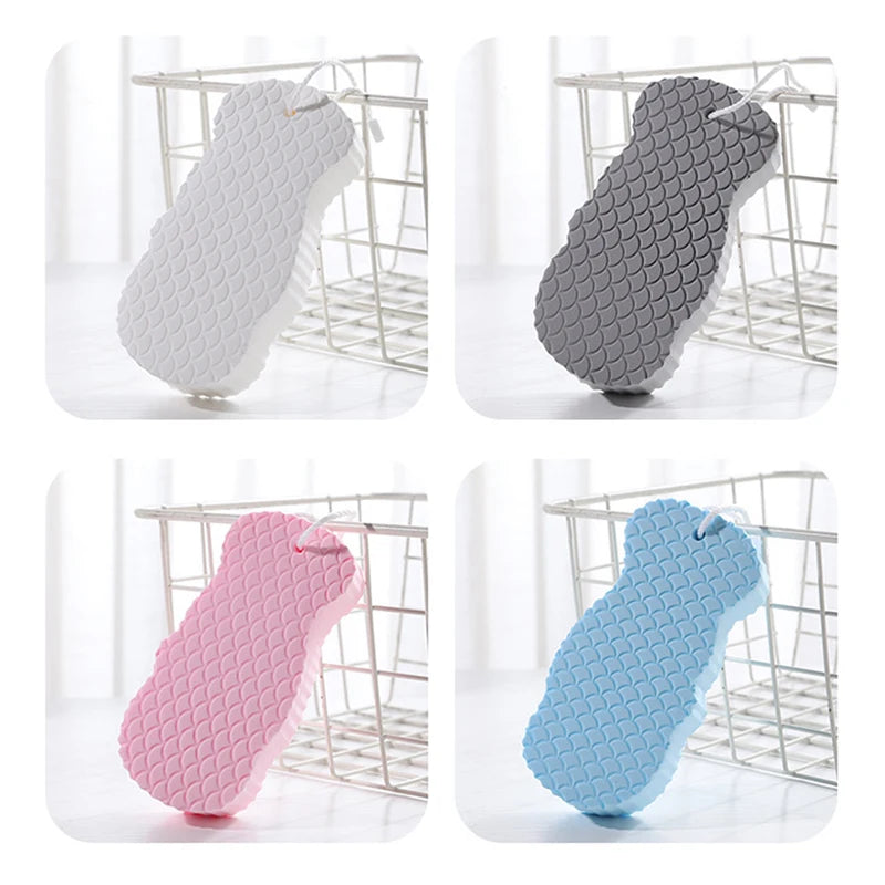Household 3D Magic Exfoliating Sponge Children's Bath Sponge Body Peeling Dead Skin Exfoliating Massager Cleaning Bath Brush