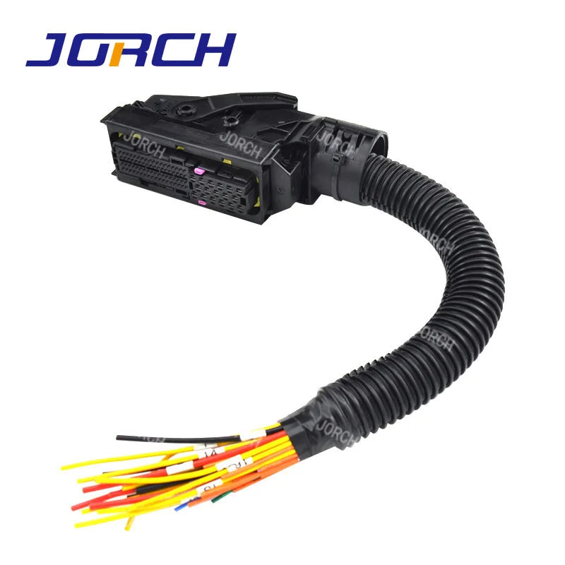 1 pcs EDC7 Common Rail 89 Pins ECU Connector Auto PC Board Socket With Wiring Harness For Bosch 1928404195