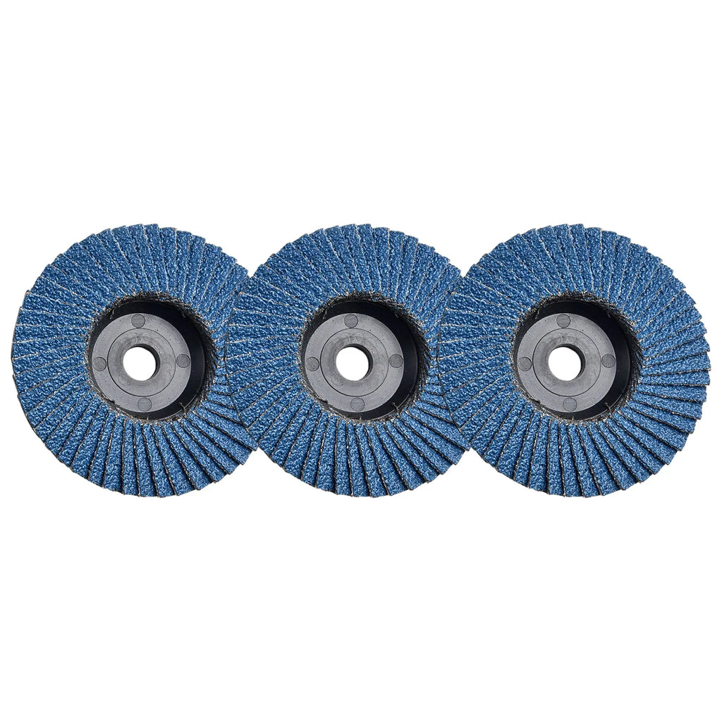 3Pcs 3 Inch Flat Flap Discs 75mm Grinding Wheels Wood Cutting For Angle Grinder Discs Sanding Discs Grinding Wheels Blades