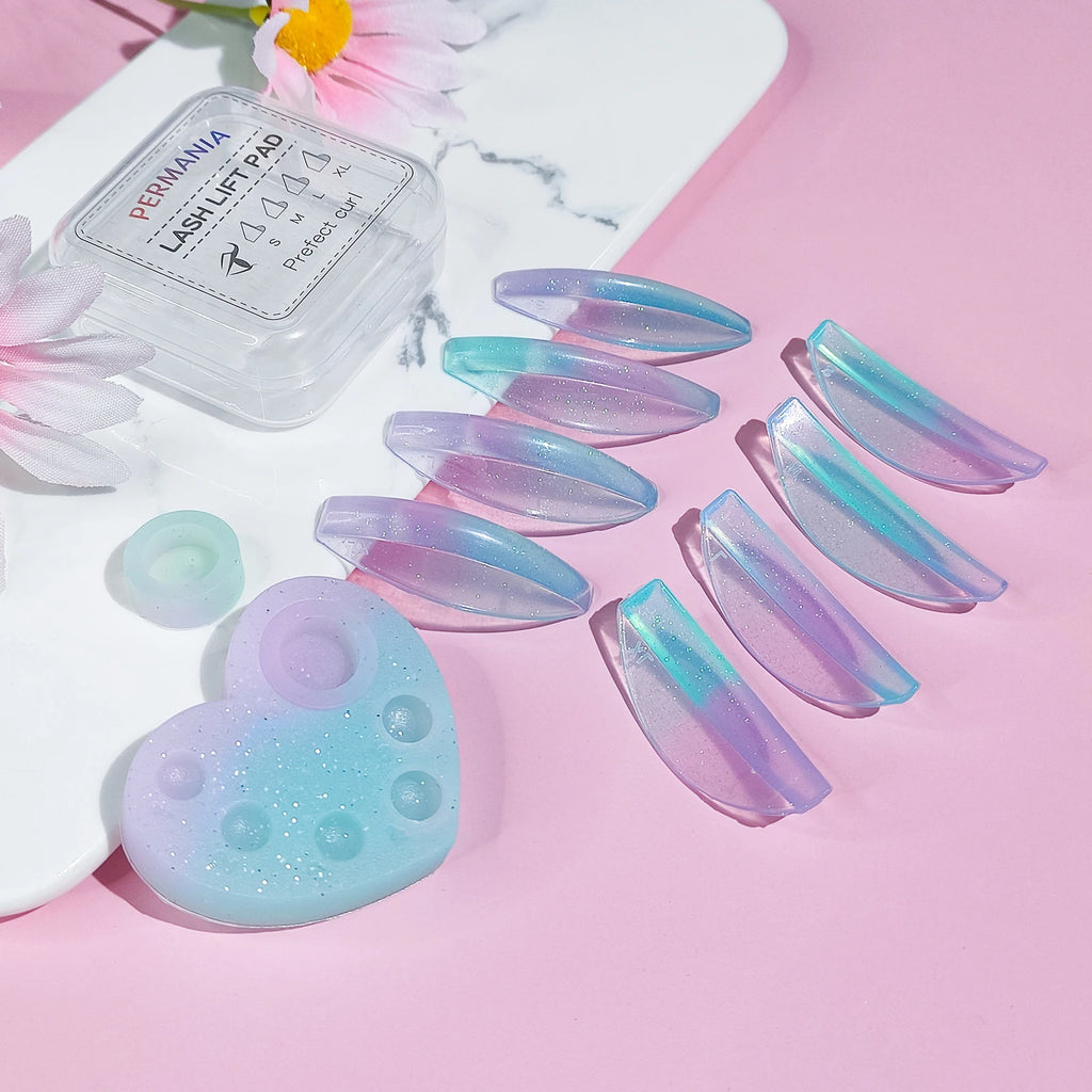 PERMANIA Nova Paleta de Pestanas Silicone Pestanas Rod Shield Pestanas Enrolador Pestanas Adesivo Lash Lift Pad Maquilhagem Ferramentas de Lifting de Pestanas