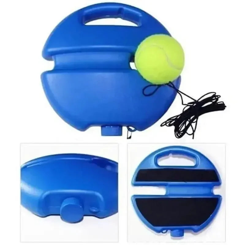 1WTennis Trainer with 1Pc Tennis Ball for Beginner, Tennis Rebounder Set for Self Training, Auxiliary Training Equipment