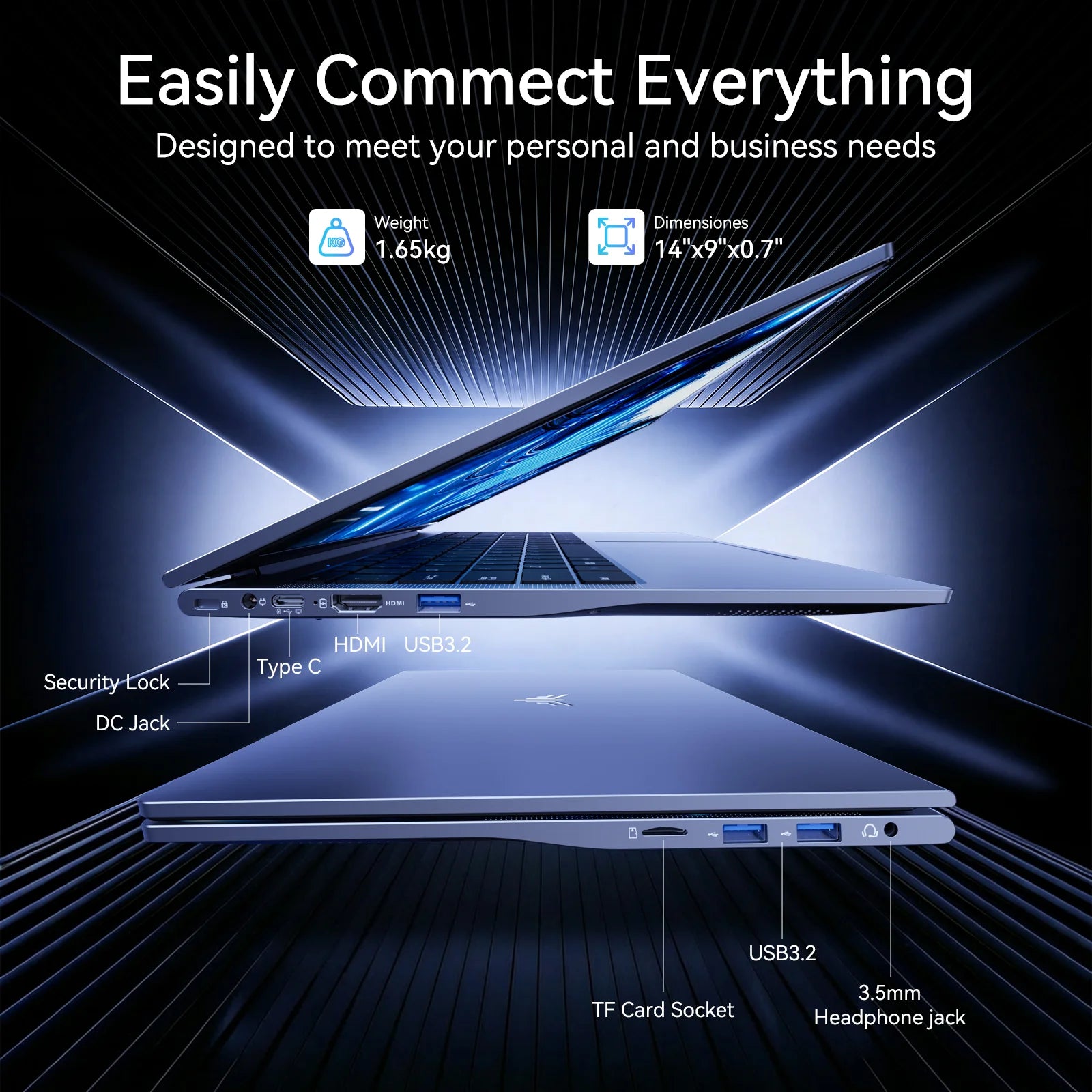 ACEMAGIC Laptops with AMD Ryzen 4300U 16GB DDR4 512GB SSD Laptop Computer 15.6inch Windοws 11 Laptop 1920P FHD Display